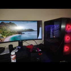 🛑RTX 4070 Ti Gaming PC w/ i5 13600K + 34” Ultrawide – 32GB RAM, 420mm AIO🛑