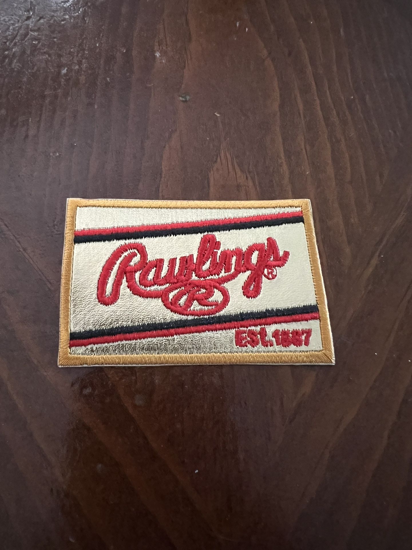 Rawlings Gold Wrist Label Patch