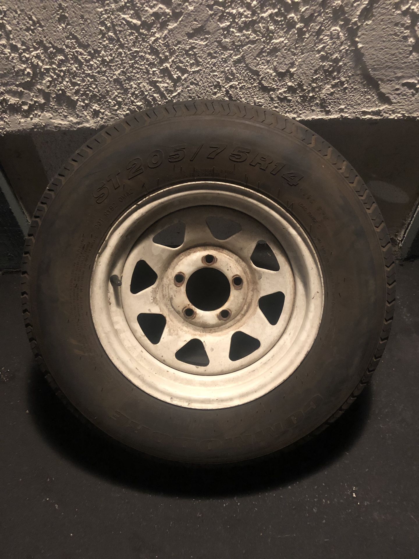 Trailer spare tire