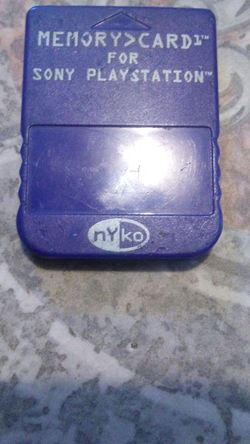 Nyko memory card for Sony playstation