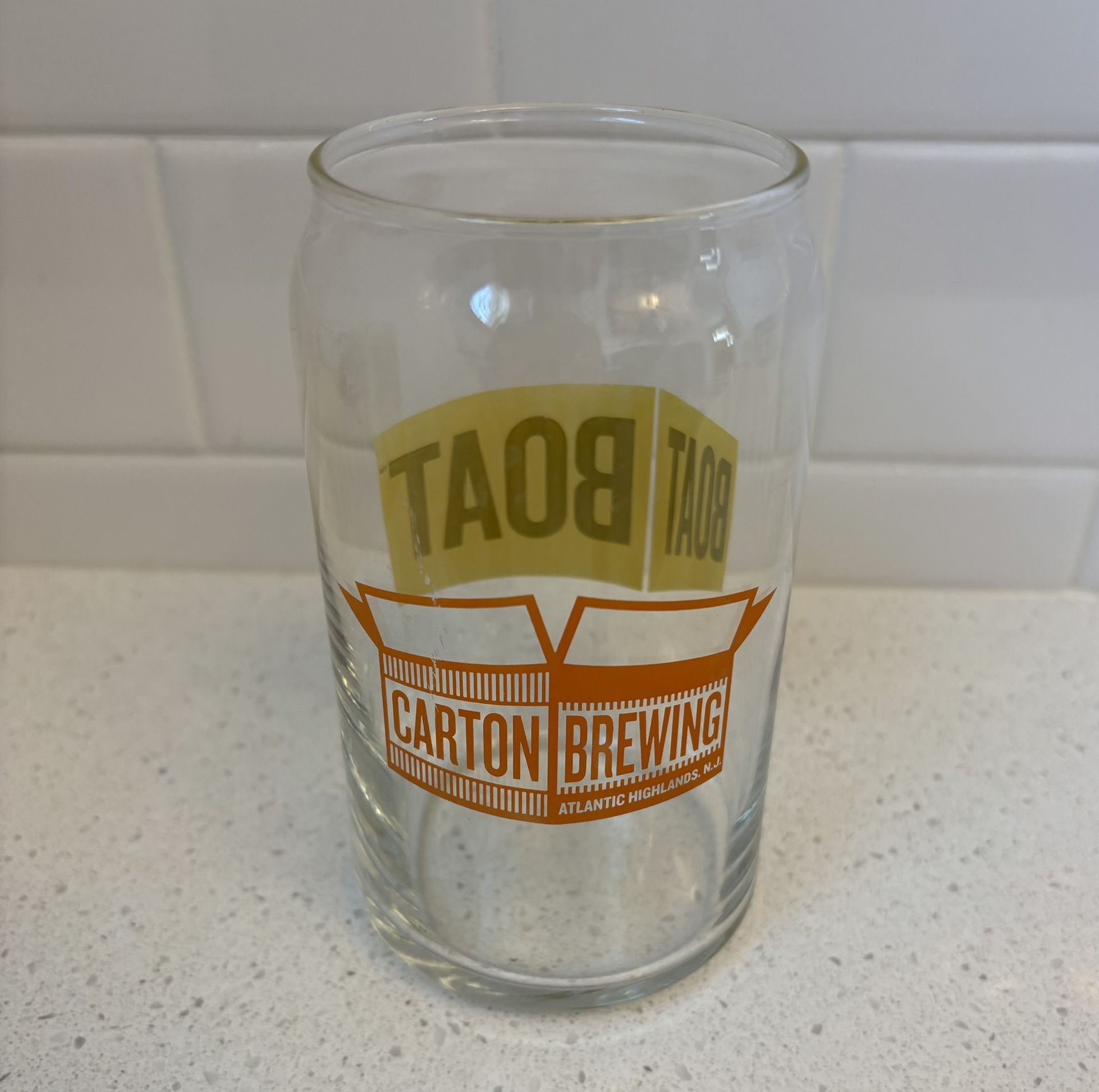 Carton Brewing Brewery Boat 16oz. Pint Glass