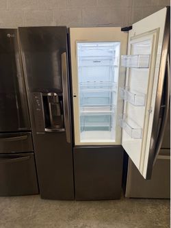 36” DARK LG FRIDGE REFRIGERATOR NEVERA HELADERA FRIO REFRIGERADOR GOOD CONDITION DELIVERY 🚚 AVAILABLE WARRANTY 100 DAYS 7️⃣8️⃣6️⃣4️⃣2️⃣0️⃣1️⃣3️⃣4️⃣7️