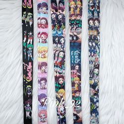 ANIME DEMON SLAYER / SAILOR MOON KEYCHAIN LANYARD