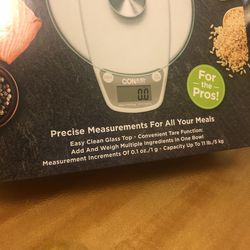CONAIR Digital Food Scale CNF130, For the Pros! 