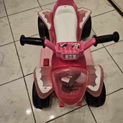 💗 Minnie Mouse Ride-On Scooter 🛵 Toddler – Needs Battery/Charger (As-Is)