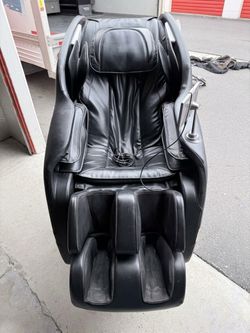 Black Full-Body Massage Chair