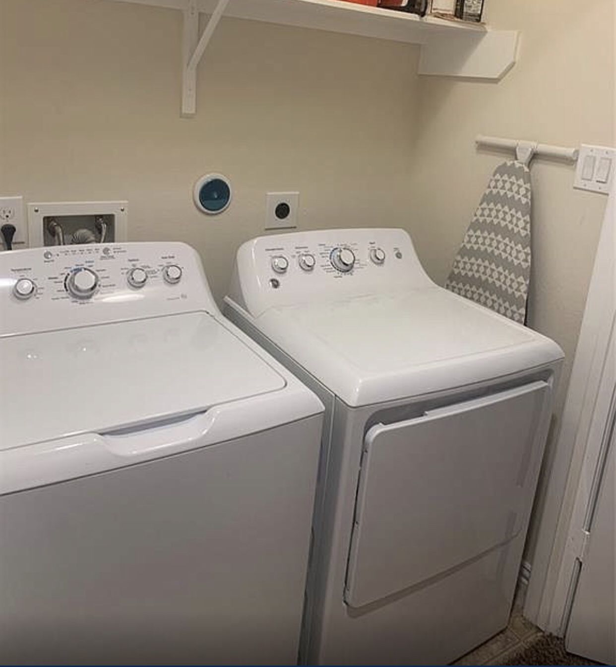 GE WASHER AND GAS DRYER
