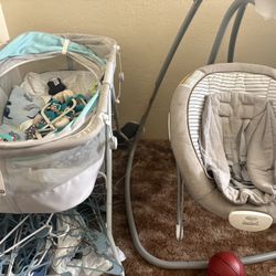Bassinet And Baby Swing