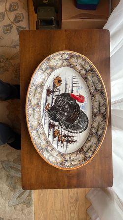 Serving tray - Thanksgiving themed