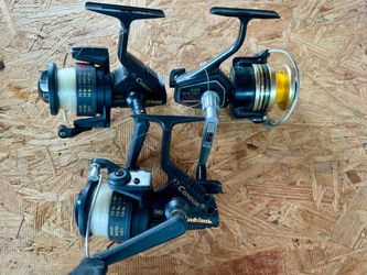 3 fishing reels