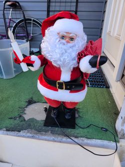 Animated Santa Claus Christmas Decoration Figure 26"