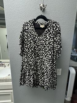 Black Polka dot Dress