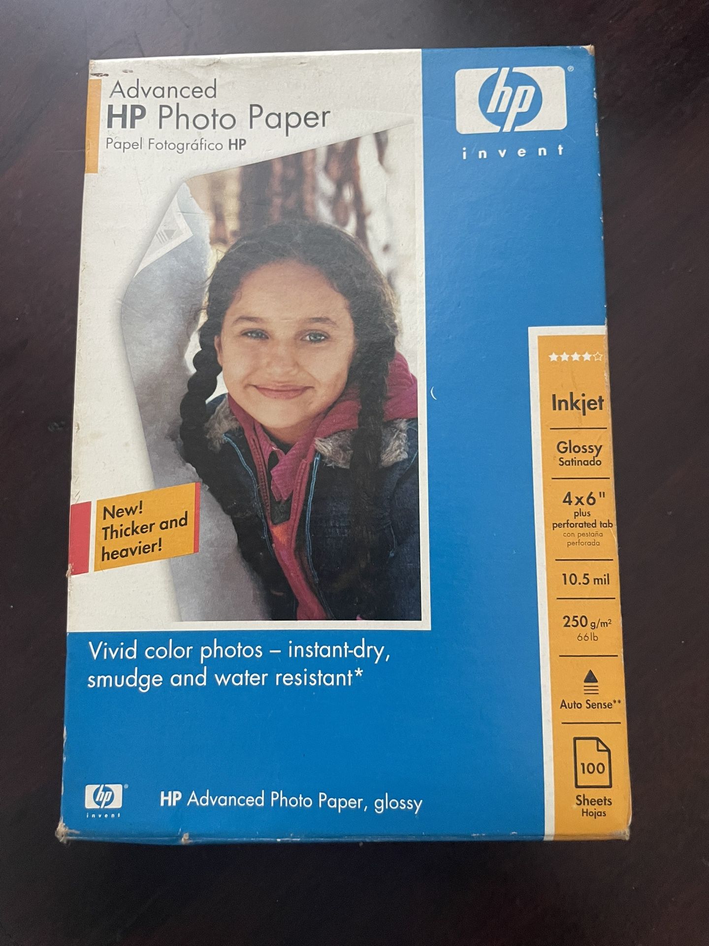 HP Photo Paper 4 X 6” Glossy