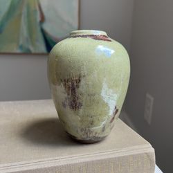 Small Handcrafted Abstract Accent Vase ( firm on price ) 