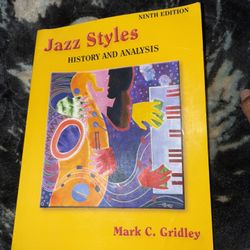 Jazz Styles Book