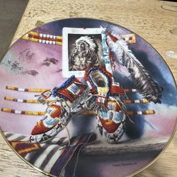 A mile In His Moccasins Collector Plate