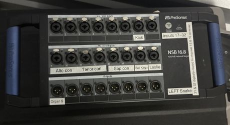 PreSonus NSB16.8 AVB Networked Stage Box