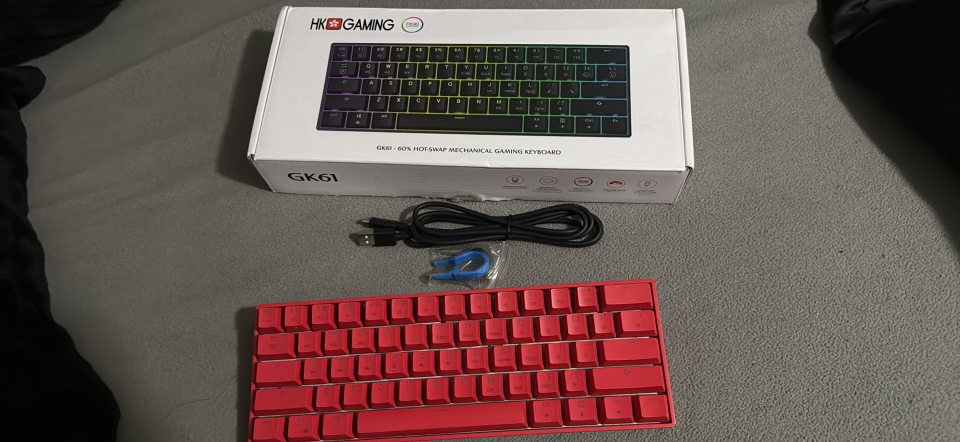 60% Keyboard With Lights