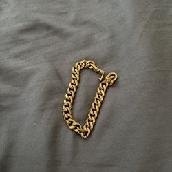 Cuban Chain Bracelet Gold Plated 18k