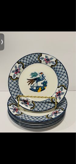 Antique Wood & Sons Yuan Pattern Bread and Butter Plates Set of 7-5”. Antique Wood & Sons “Yuan” Pattern Dinner Plates Set of 7 .Made in England 1910’