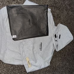 Grey XL Essentials Hoodie