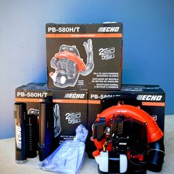 Brand new Echo 216 MPH 517 CFM 58.2cc Gas 2-Stroke Backpack Leaf Blower with Tube Throttle  