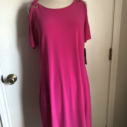 New Dress Nine West Pink Size Small 