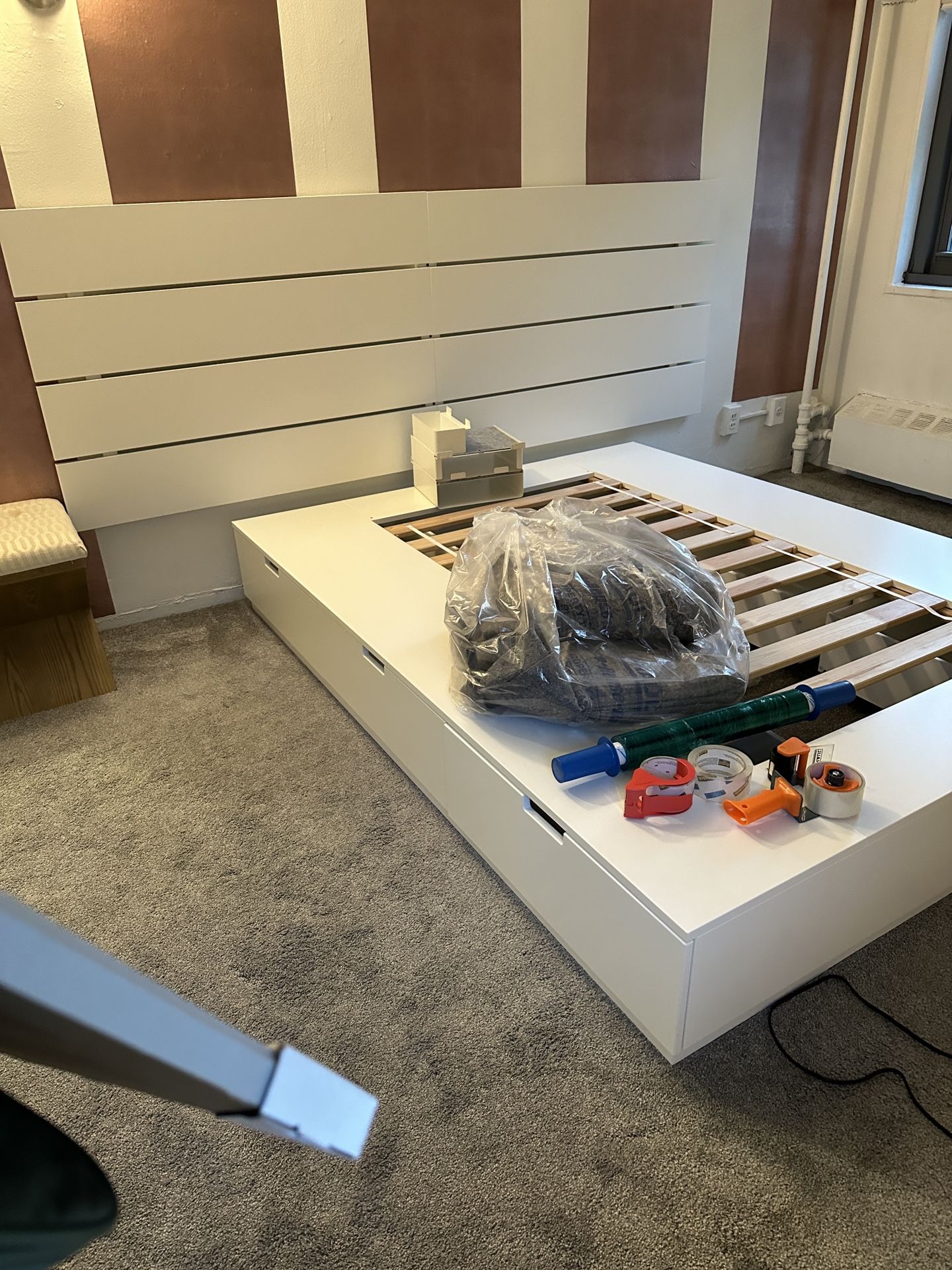Ikea Nordli Bed White Queen for Sale in The Bronx, NY OfferUp