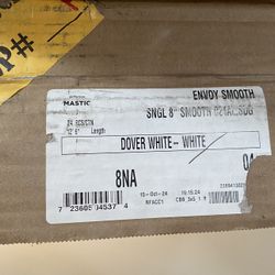 12’6” White Aluminum Siding 6 Pieces