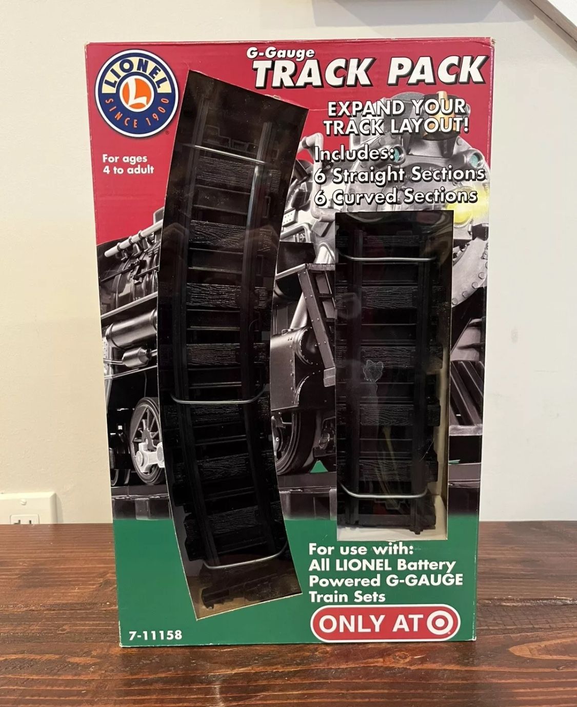 New 2009 Lionel G-Gauge Train Track Pack Track System 12 Pieces