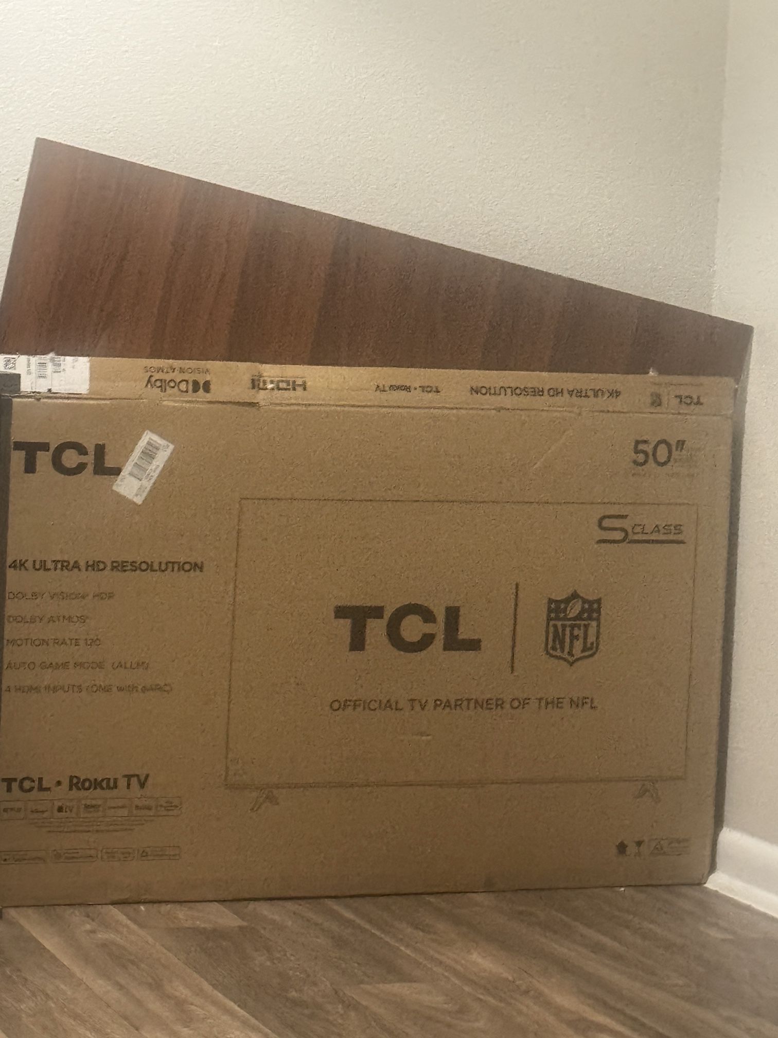 TCL 4k 50” TV Screen SHATTERED