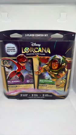 Disney Lorcana TCG 2-Player Starter Set Mrs. Incredible & Buzz Lightyear 2023