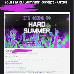 1 HARD GA SAT tickets for sell 
