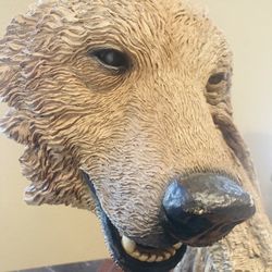 Yellowstone National Park Growling Bear Statue.