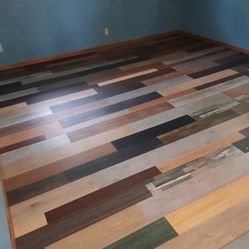 Unique flooring Install .....Vinyl Plank