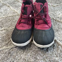 Pink Sorel Hiking Boots 