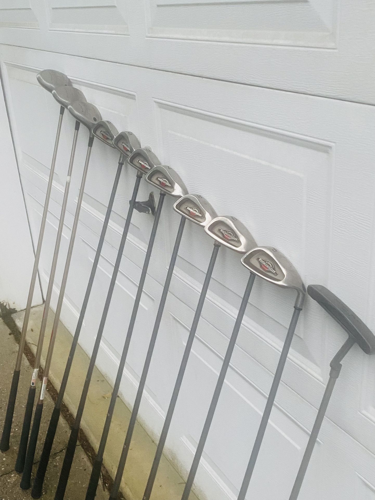 Great Full Set Of Callaway Irons & Matching Woods And Driver