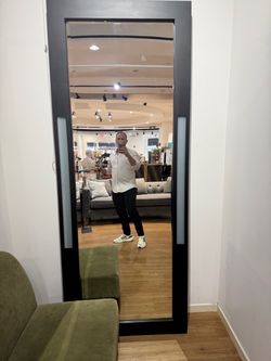 Wood mirror