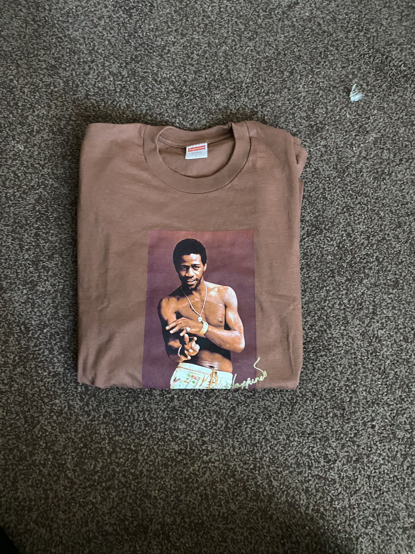 Supreme AI Green Tee Brown Large