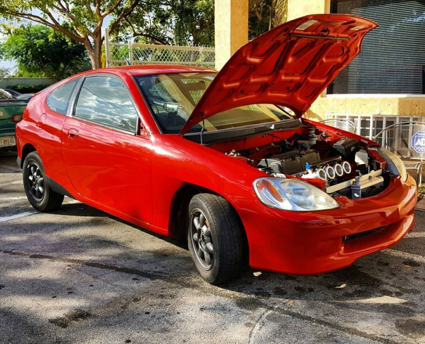 2001 Honda Insight rolling shell... no engine/trans... comes with Innovative K series engine mounts (paid $550 for mounts)...