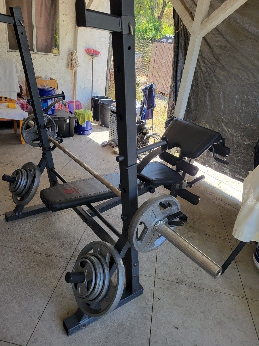 Marcy Olympic Weight Bench With Weights $425OBO