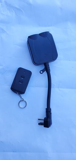 outdoor remote outlet switch wireless christmas lights