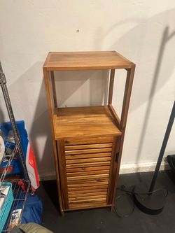 5$ off! Wood Storage Cabinet / Shelving Unit – $40/OBO