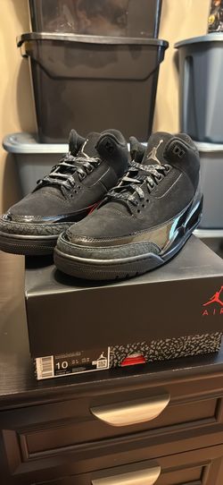 Air Jordan 3 Black Cat Size 10 DS 100% Authentic
