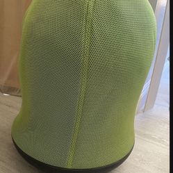 Safco Zenergy Swivel Ball Chair, Anti-Burst, Vinyl Exercise Ball Chair for Home, Office & Classroom, Ideal for K-12, Supports Active Seating, Green