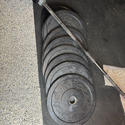 Rogue Bumper Plates And Bar
