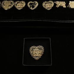 Gold Betty Boop Heart Rolex Ring