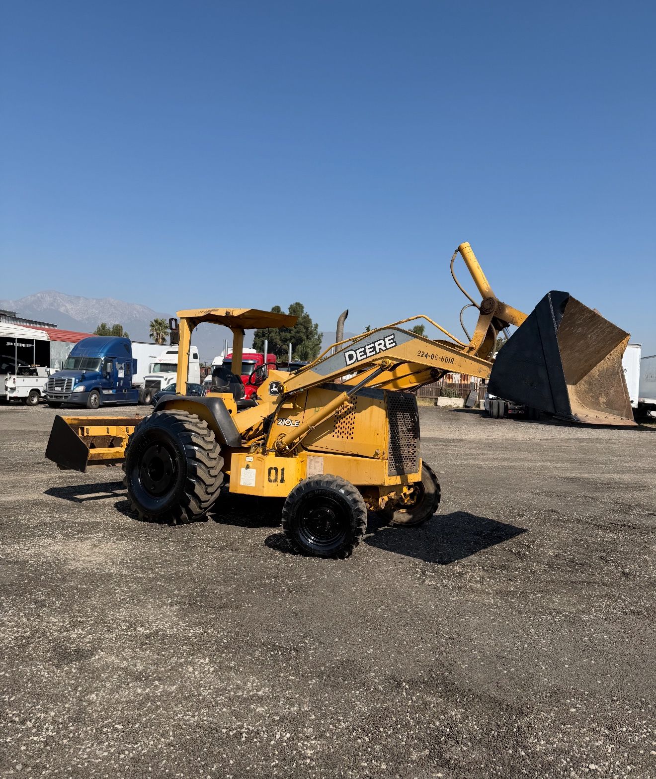 John Deere front loader