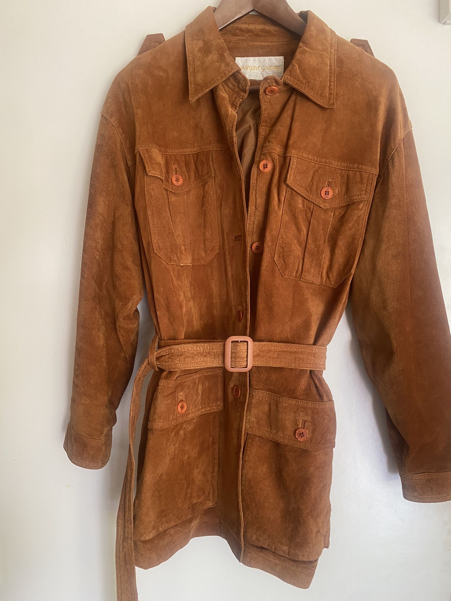Margaret Godfrey Vintage Leather Coat