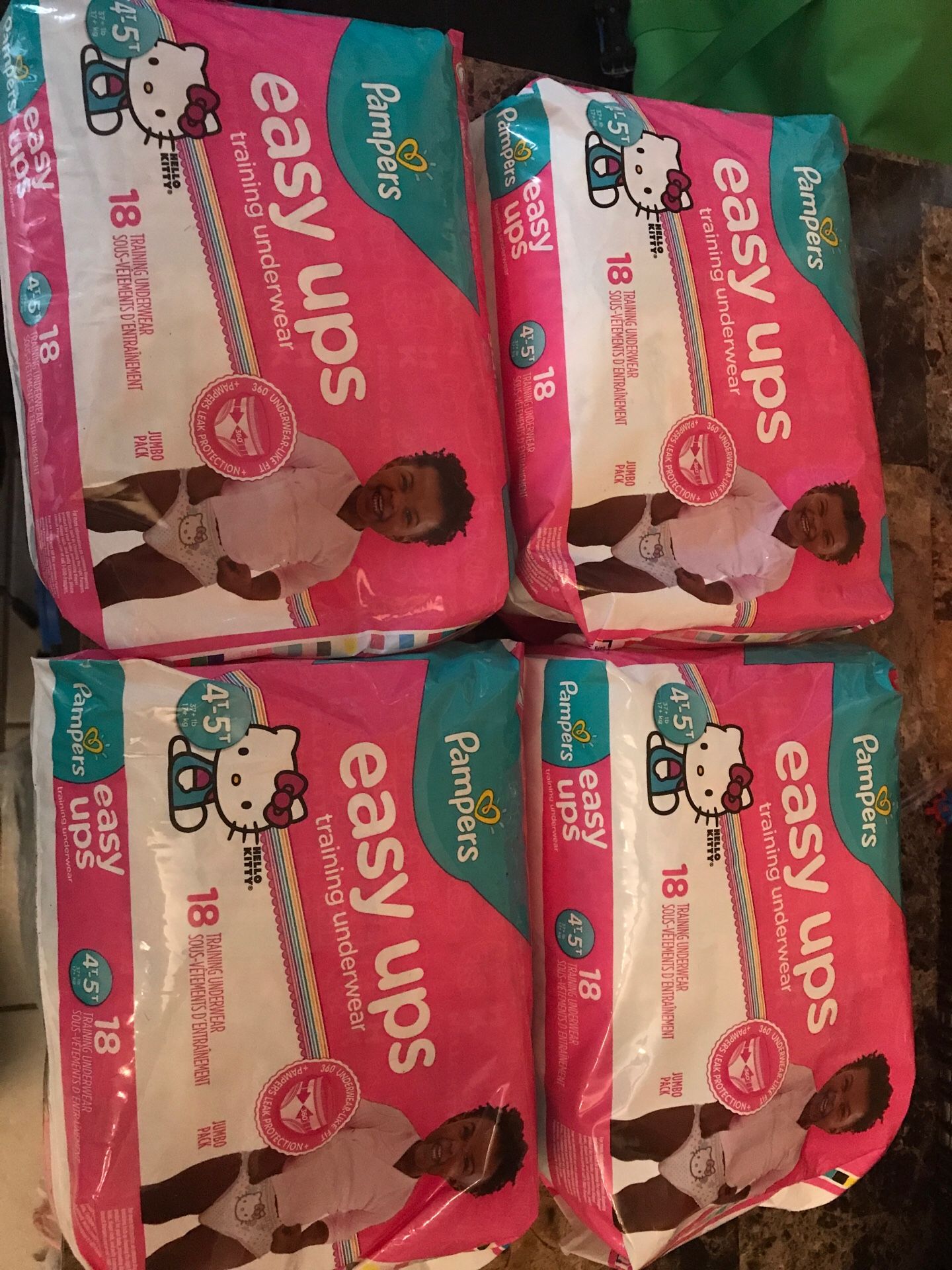 Pampers easy up size 4-5. $6 each